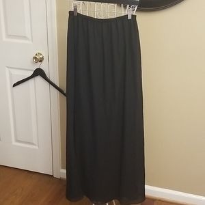 Gorgeous Praise Hymm long, flowy black skirt